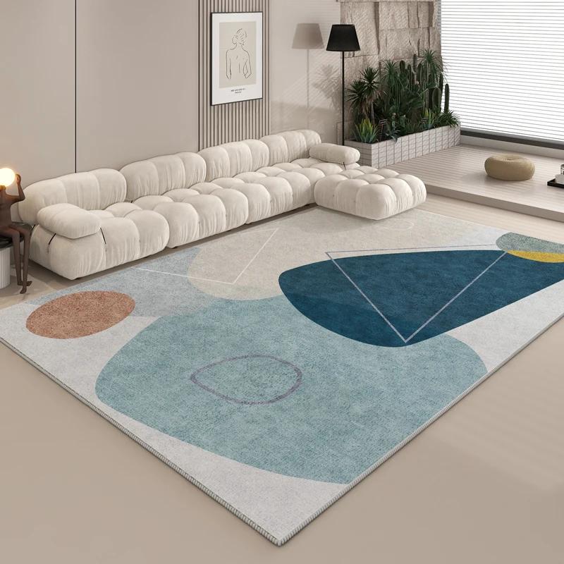 아트 디자인 플러시 카펫 미니멀리즘 거실 장식 추상 러그, 침실용 모던 러그, 넓은 영역 푹신하고 부드러운 바닥 매트
